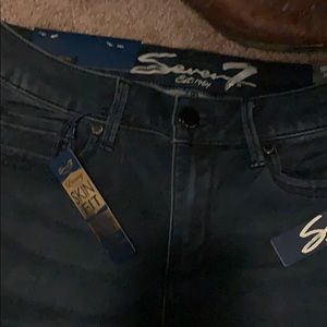 High Rise Skinny Seven Jeans